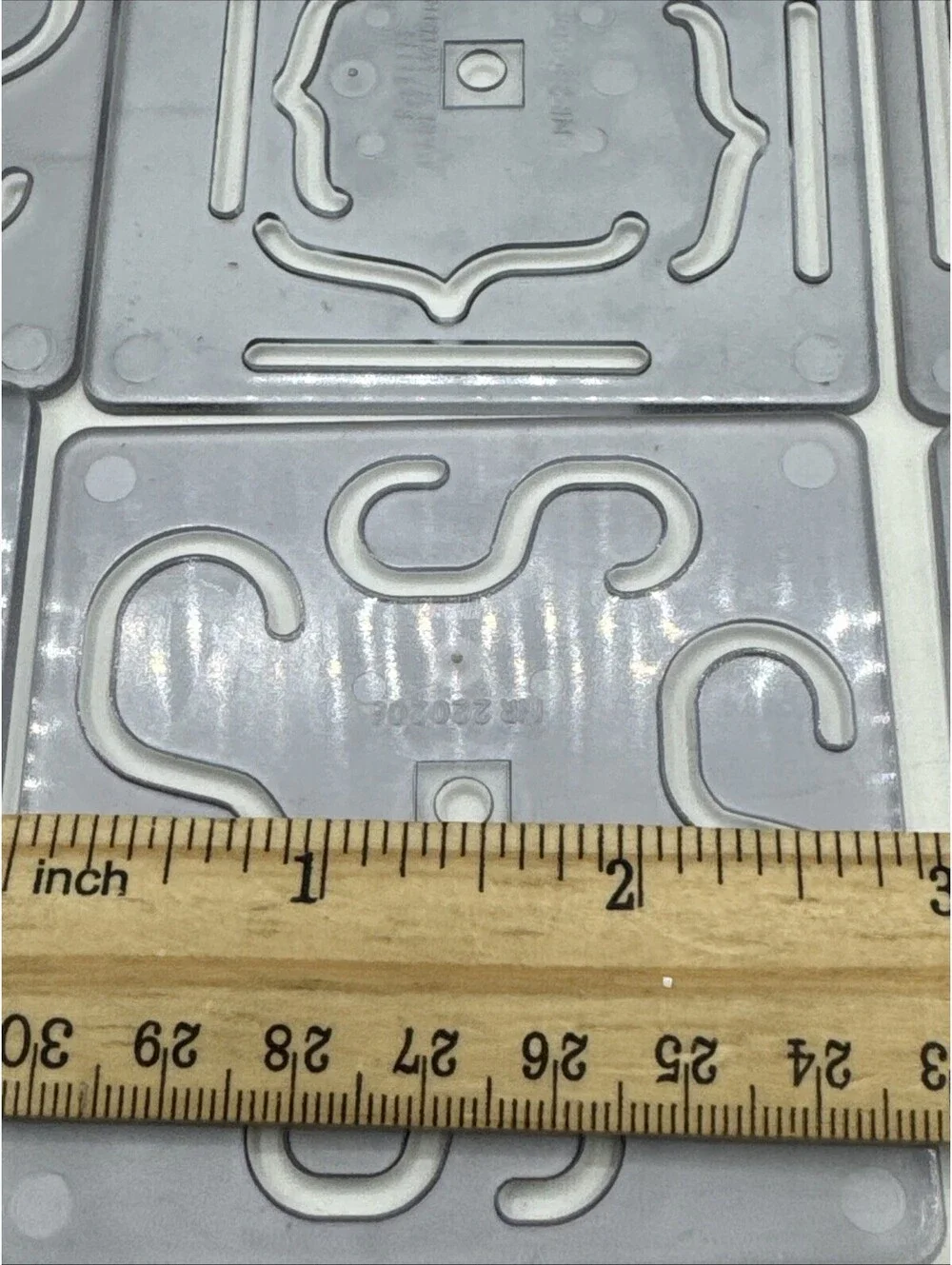 Vintage Lot 23 Elna Templates Letter Number Acrylic 3” Sewing Guides Designs